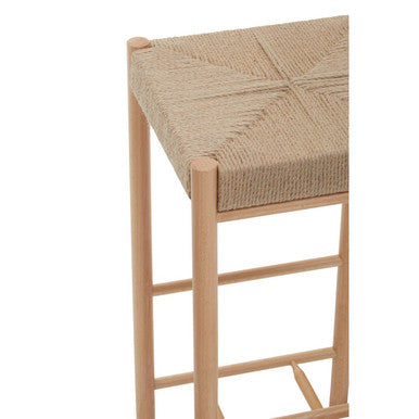Natural Rope Weave Bar Stool | Bandar
