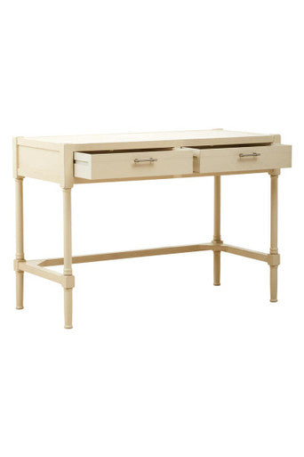 Ivory Desk with 2 Drawers | Heritage