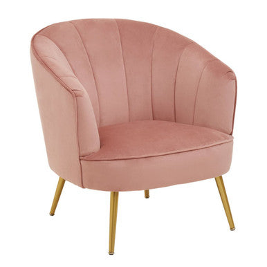 Pink Velvet Chair | Yolanda