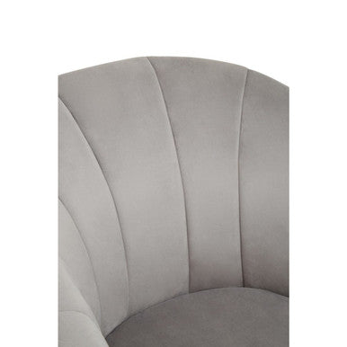 Grey Velvet Chair | Yolanda