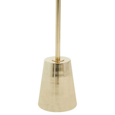 Black Marble Effect Top Side Table with Luxe Gold Metal Base | Avola