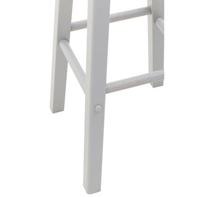 Natural and Grey Wood Bar or Kitchen Stool | Chester