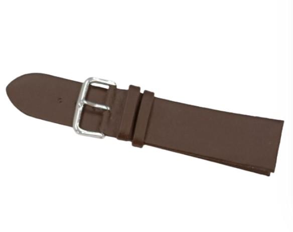 Genuine Dark Brown Leather Watch Straps size 22mm