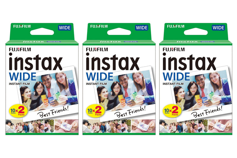 Fujifilm Instax Wide Picture Format Instant Photo Film - White