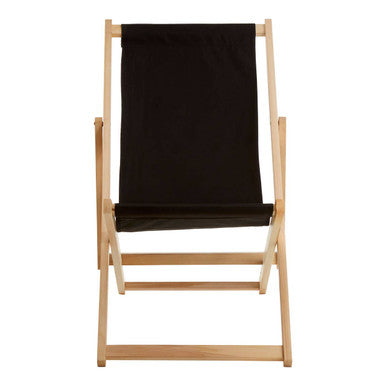 Black Deck Chair | Beauport