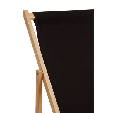 Black Deck Chair | Beauport