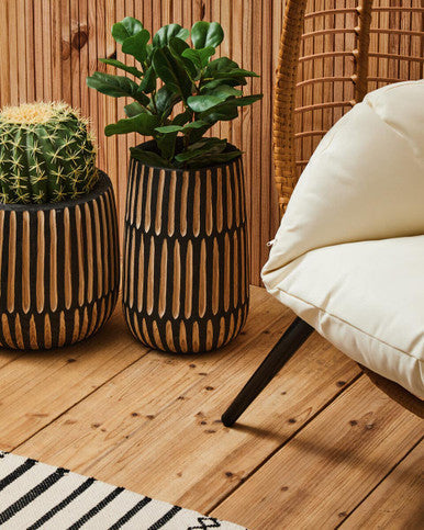 Natural Rattan Effect Chair | Goa
