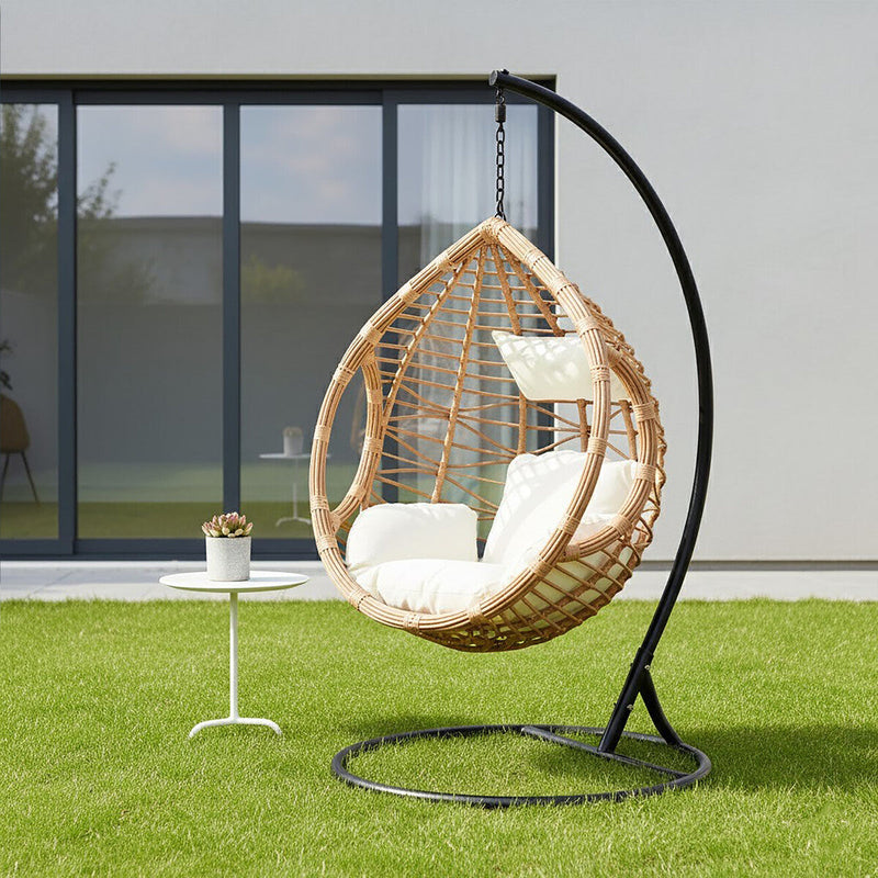 Natural Rattan Effect Hanging Chair | Goa