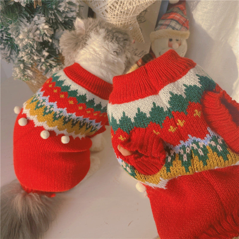 Cat Christmas Clothes Are Festive And Warm In Winter
