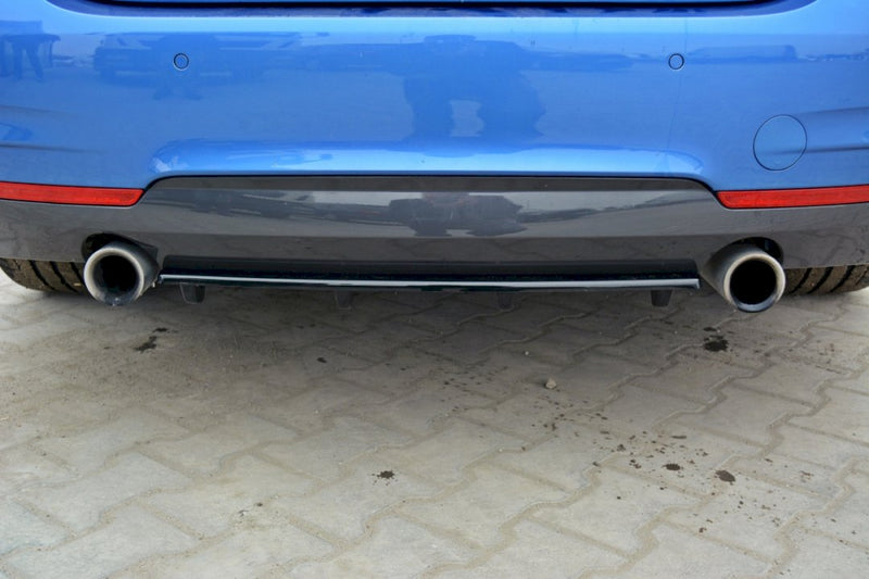 Maxton Design - CENTRAL REAR SPLITTER (VERTICAL BARS) BMW 4 F32 M-SPORT (2013-2016)