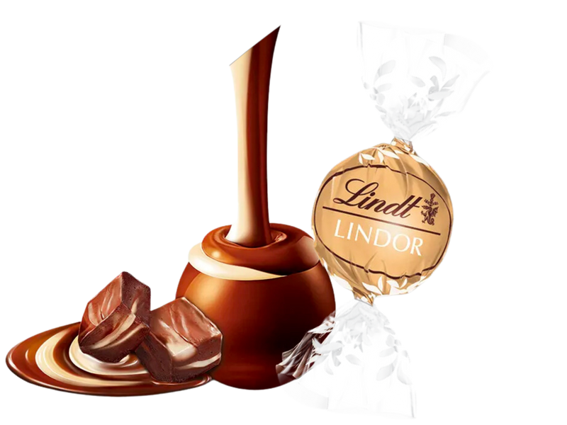 Fudge Swirl Milk Chocolate Lindt Lindor