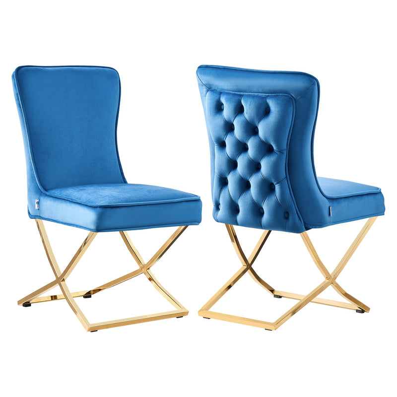 Trafalgar Velvet Dining Chair