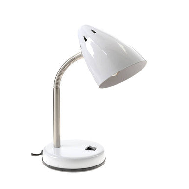 White Gloss Desk Lamp | Flexi