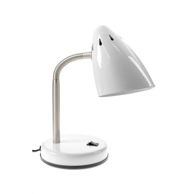 White Gloss Desk Lamp | Flexi