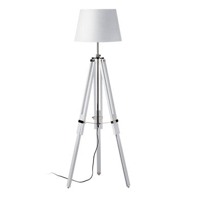 White Tripod Base Floor Lamp | Jasper