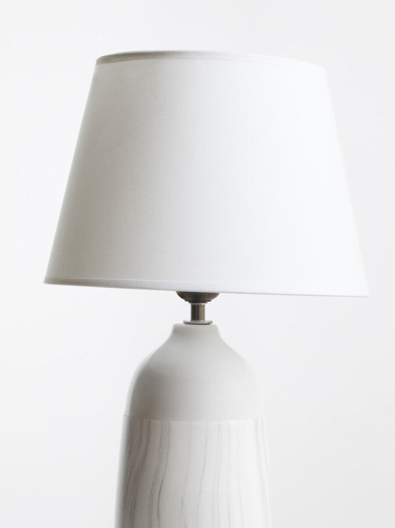 White Ceramic Table Lamp | Welma