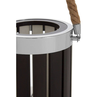 Black Wood and Metal Table Lamp | Brooke