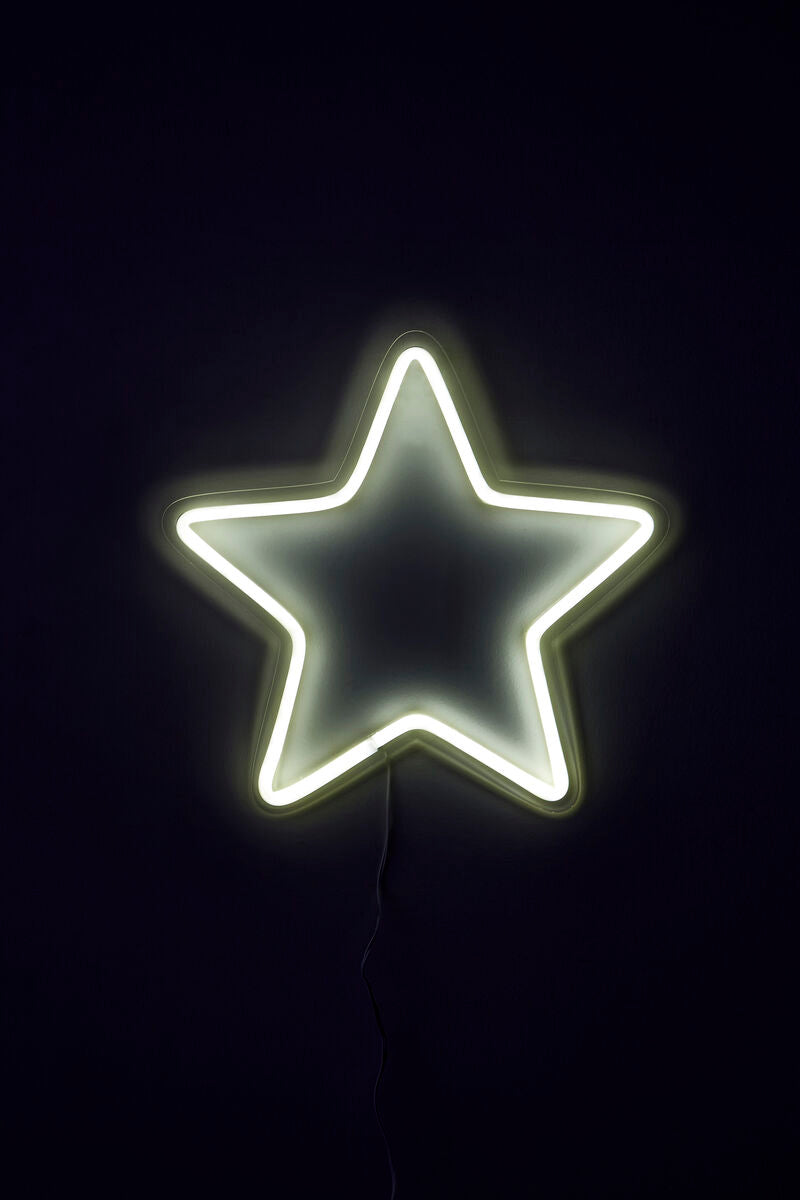 Neon Star White Light | LED Light Box