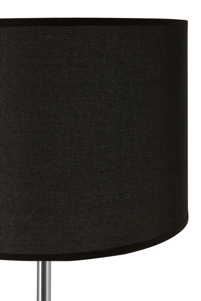 Black Waffle Effect Shade Floor Lamp | Forma