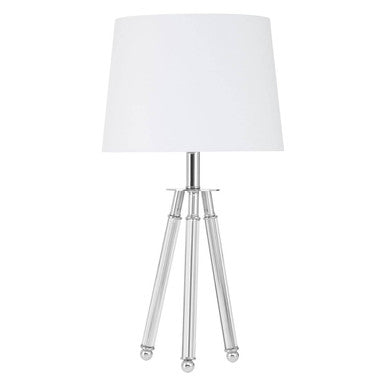 Chrome Finish Tripod Table Lamp | Halia