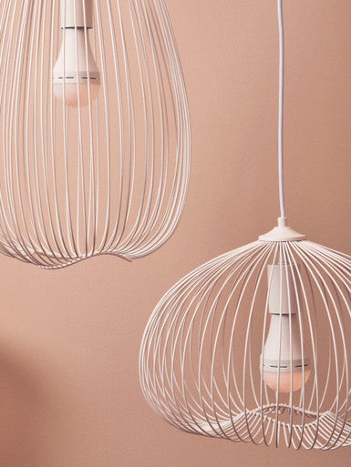 Teardrop White Pendant Light | Lavis