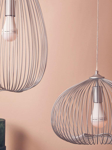 Teardrop Silver Pendant Light | Lavis