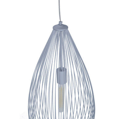 Teardrop Silver Pendant Light | Lavis