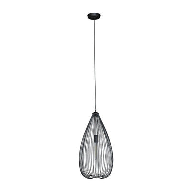 Teardrop Black Finish Pendant Light | Lavis