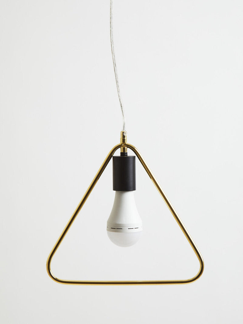 Gold Triangle Pendant Light | Lavis