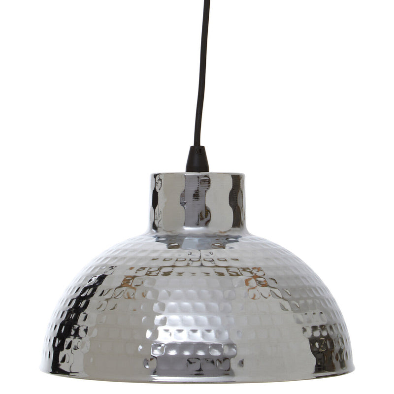 Chrome Finish Iron Pendant Light | New Foundry