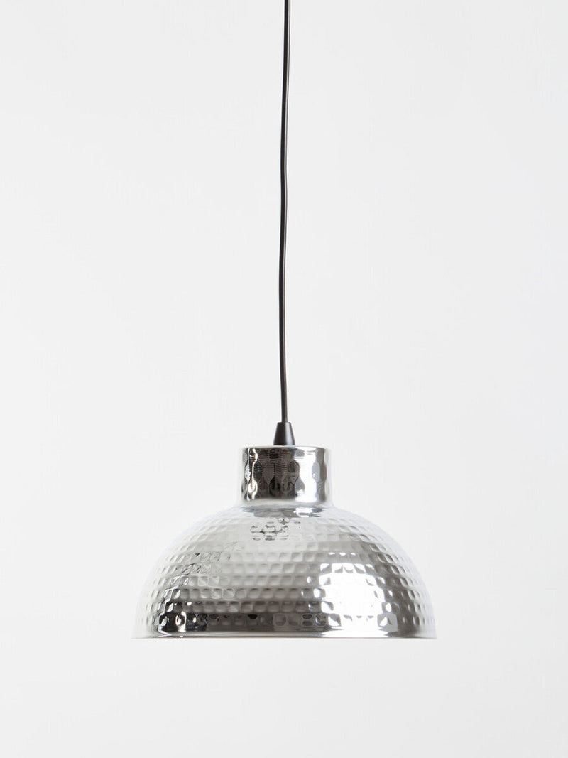 Chrome Finish Iron Pendant Light | New Foundry