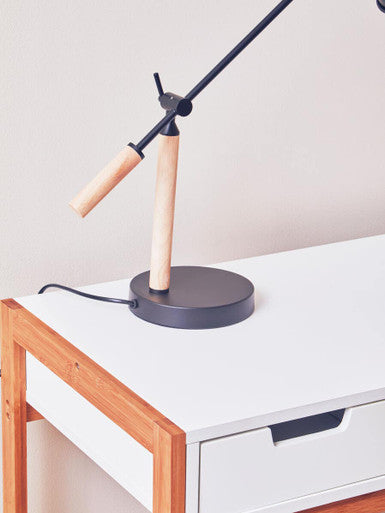 Matte Black Table Lamp | Stockholm