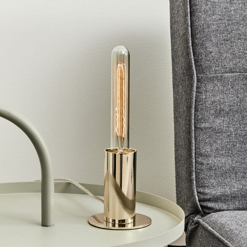 Shiny Brass Finish Table Lamp | Stockholm