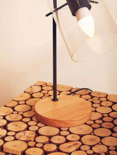 Matte Black Curved Table Lamp | Stockholm