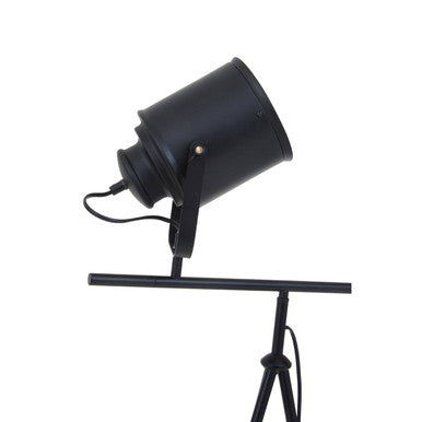 Two Spotlight Matte Black Tripod Floor Lamp | Stockholm