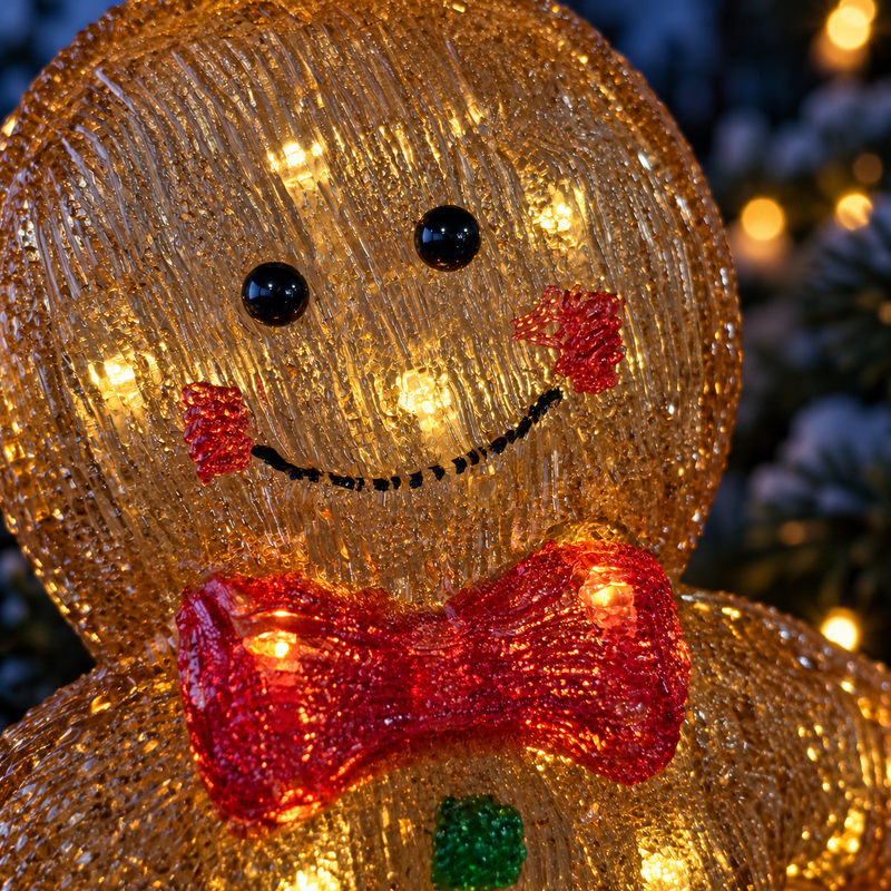 Light Up Gingerbread Man Christmas Decoration