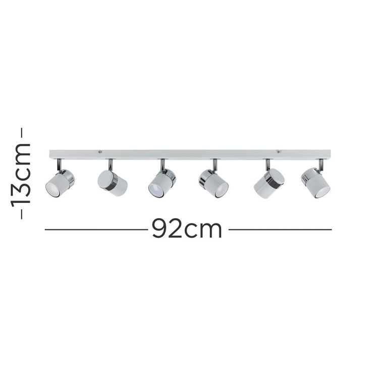 6 Way LED Spotlights Bar