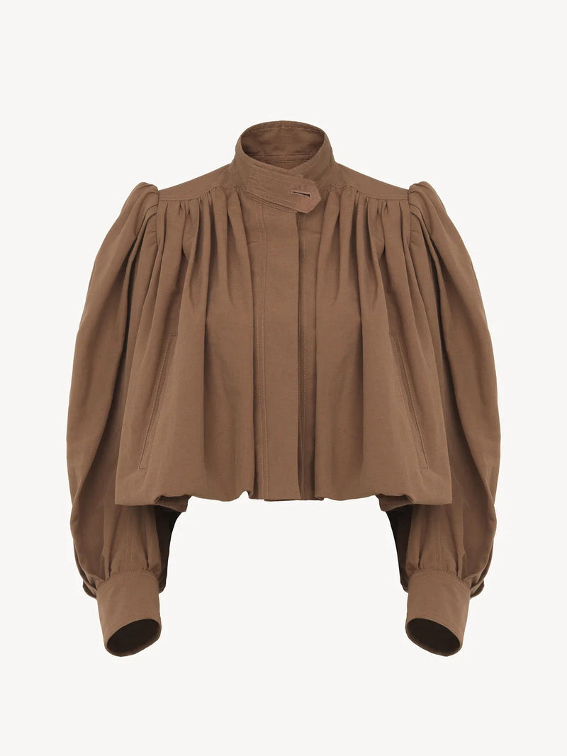 Fashion Casual All-matching Solid Color Commute Coat