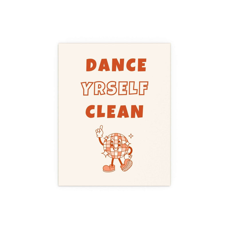 LCD Soundsystem - Dance Yrself Clean (Orange + Off-white)