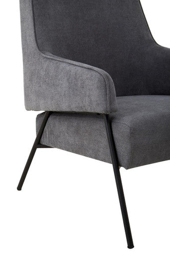 Ash Velvet Chair | Henia