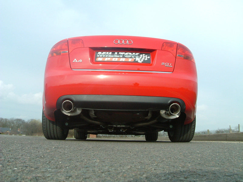 MIlltek Sport - Cat Back Exhaust (Multiple Options) Audi A4 B7 2.0TFSi Quattro & DTM