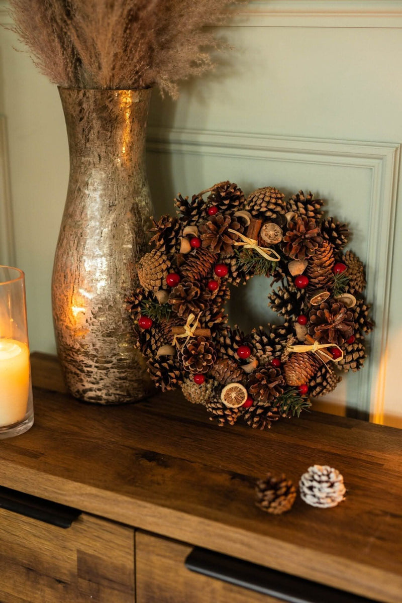Luxury Christmas Dried Fruit Wreath