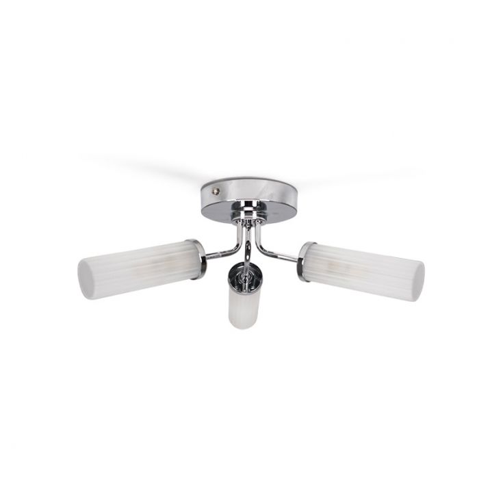 Chrome Ceiling Light 3 Way LED