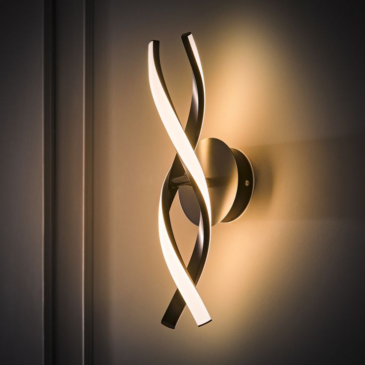 Infinity LED Wall Light Double Twist