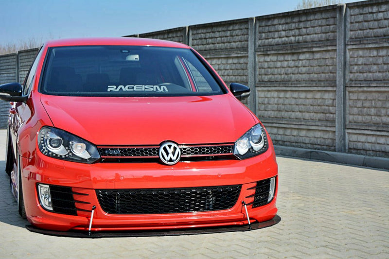 Maxton Design - FRONT RACING SPLITTER VW GOLF MK6 GTI 35TH