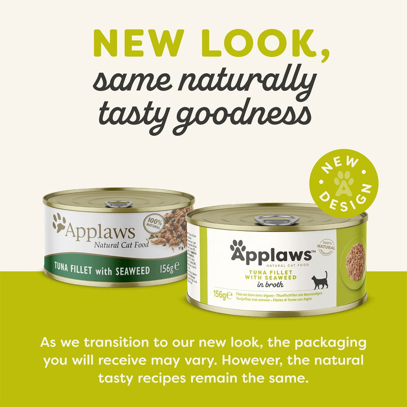 Applaws Cat Can Tuna and Seaweed 156g
