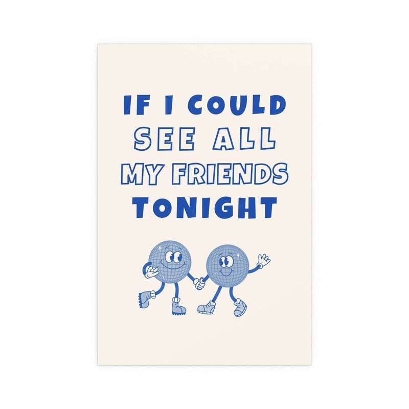 LCD Soundsystem - All My Friends Print
