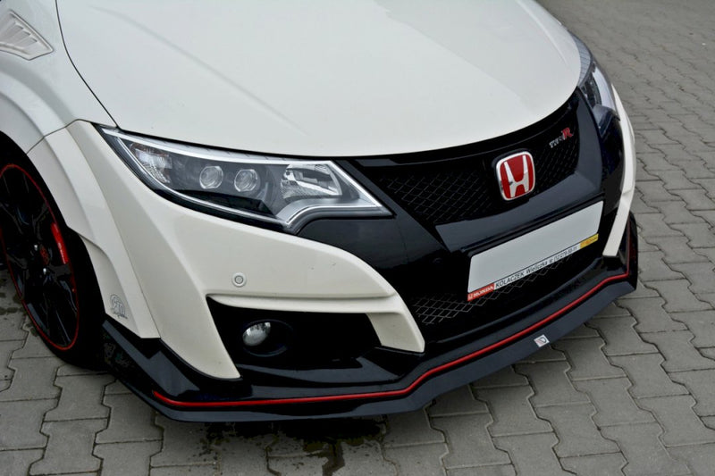 Maxton Design - FRONT SPLITTER V.2 HONDA CIVIC IX TYPE R (2015-2017)