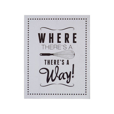 Pun and Games Where There's A Whisk Wall Plaque