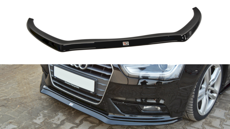 Maxton Design - FRONT SPLITTER V.2 AUDI A4 B8 (FACELIFT)